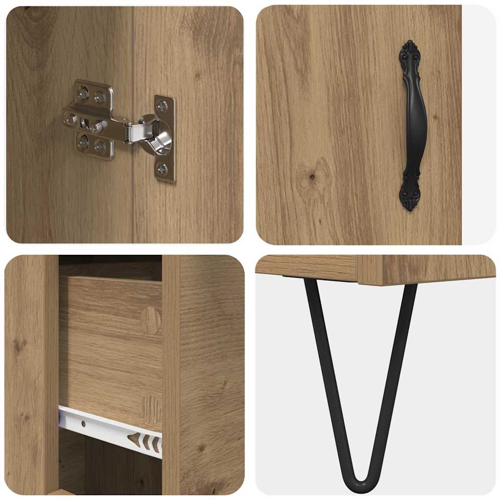 Highboard Artisan Oak 69.5 x 34 x 90 cm Engineered Wood