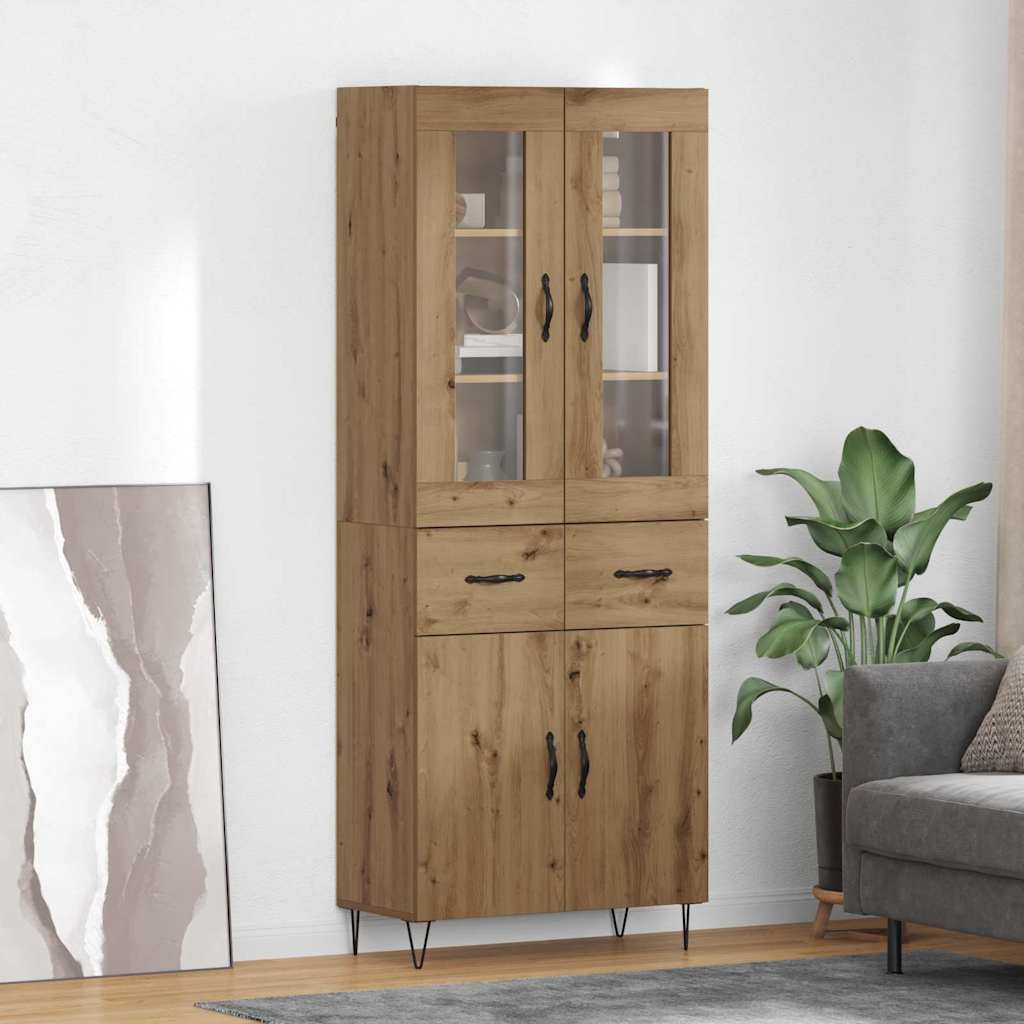 Highboard Artisan Oak 69.5 x 34 x 90 cm Engineered Wood