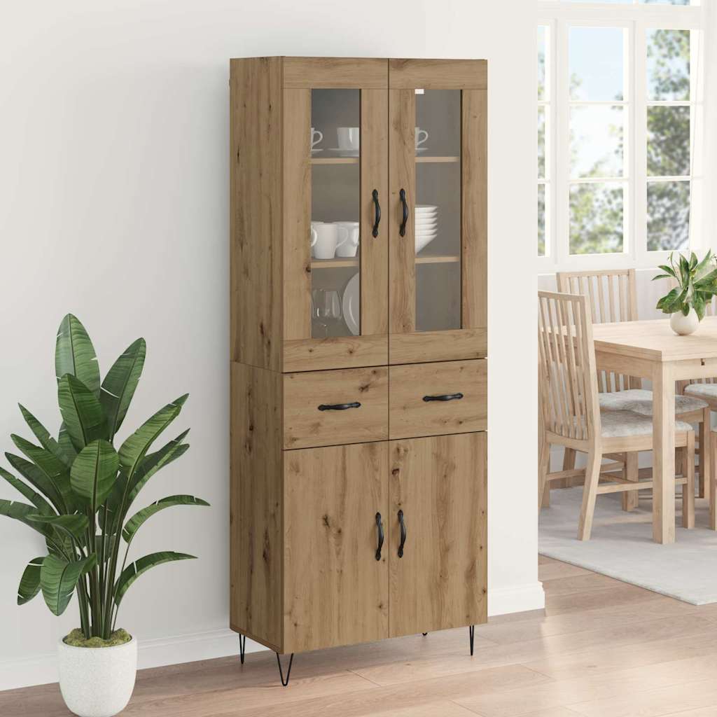 Highboard Artisan Oak 69.5 x 34 x 90 cm Engineered Wood