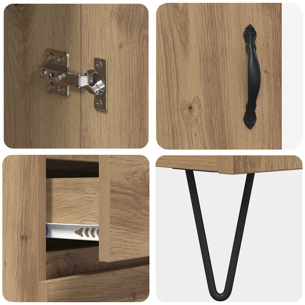 Highboard Artisan Oak 69.5 x 34 x 90 cm Engineered Wood