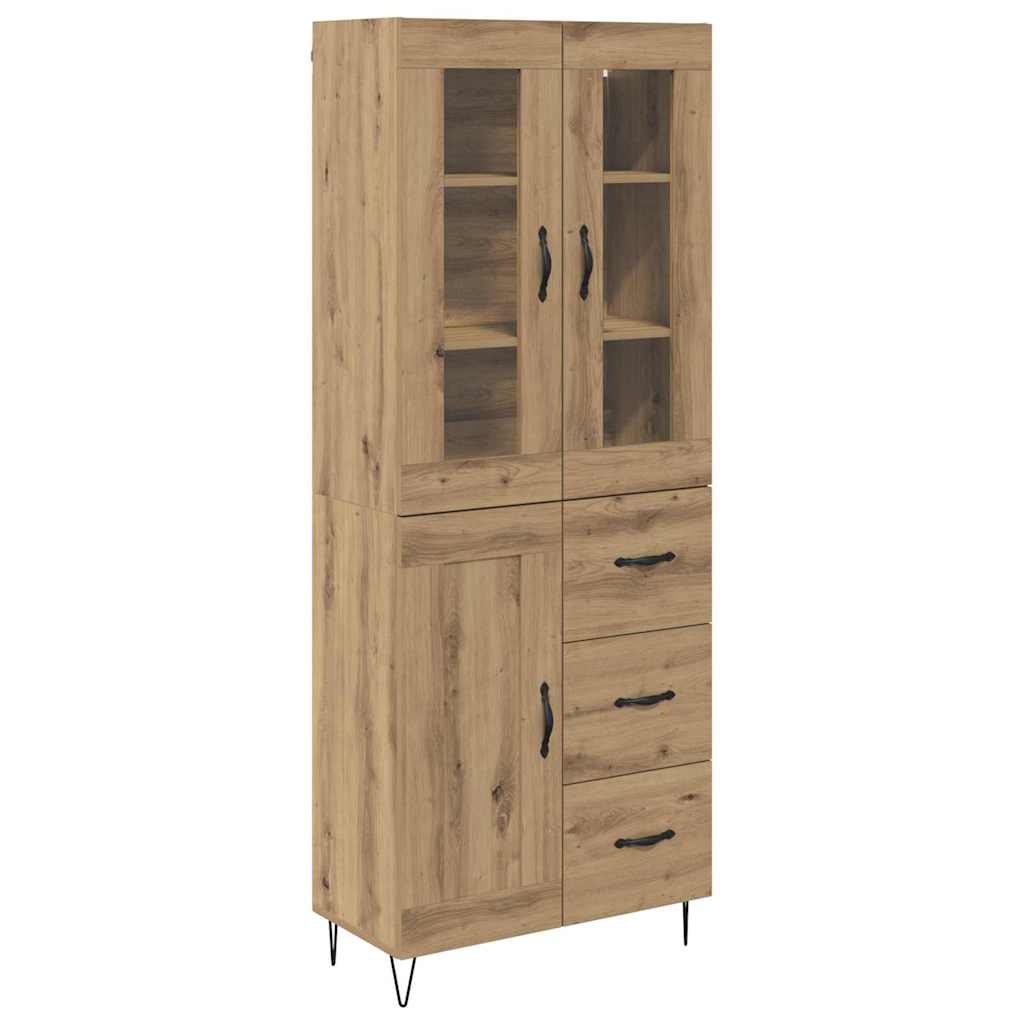 Highboard Artisan Oak 69.5 x 34 x 90 cm Engineered Wood