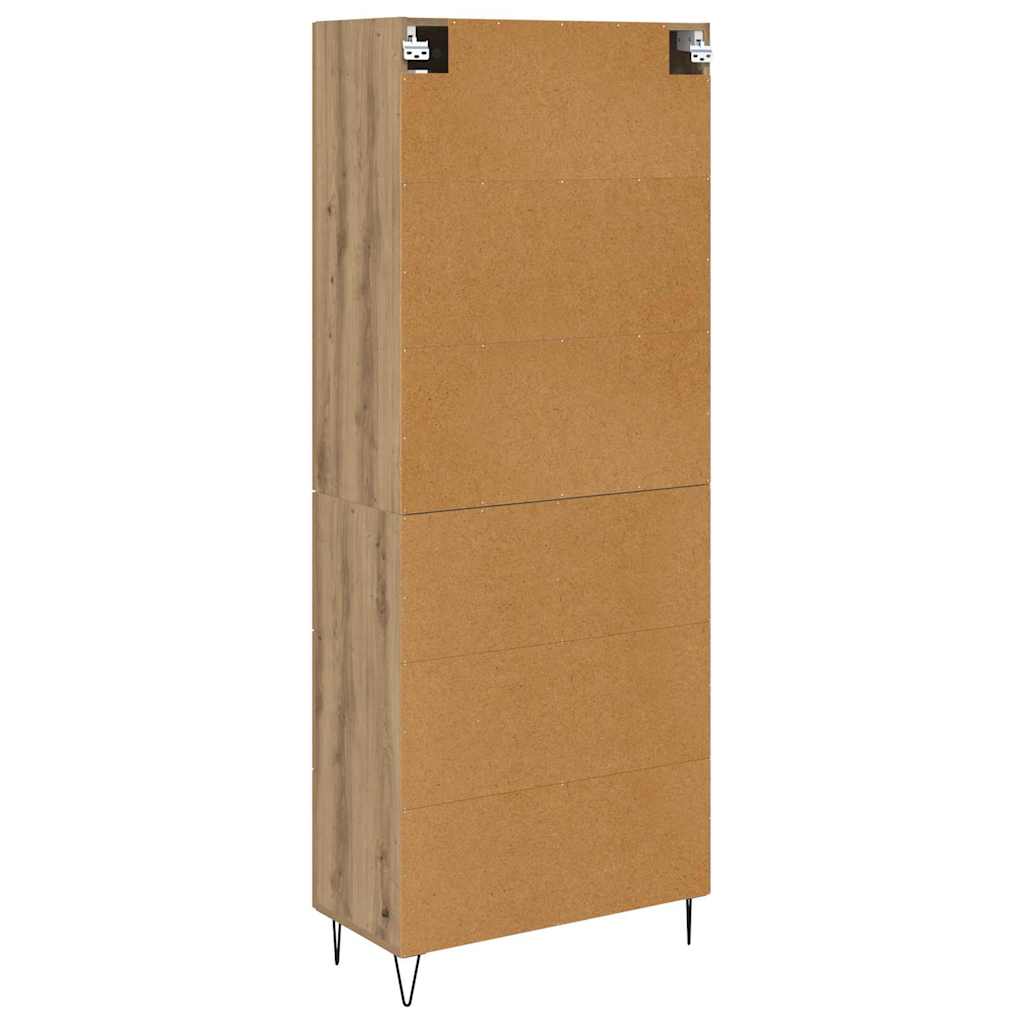 Highboard Artisan Oak 69.5 x 34 x 90 cm Engineered Wood