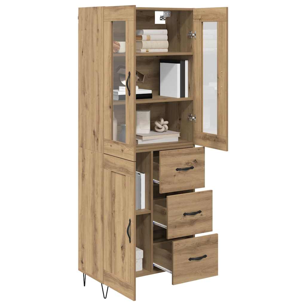 Highboard Artisan Oak 69.5 x 34 x 90 cm Engineered Wood