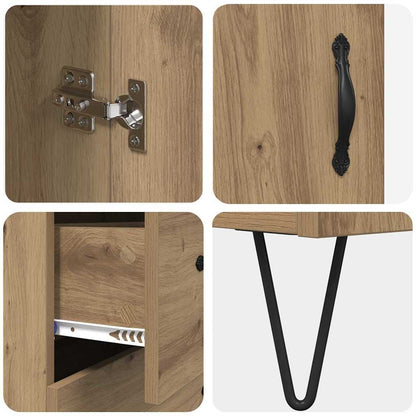 Highboard Artisan Oak 69.5 x 34 x 90 cm Engineered Wood