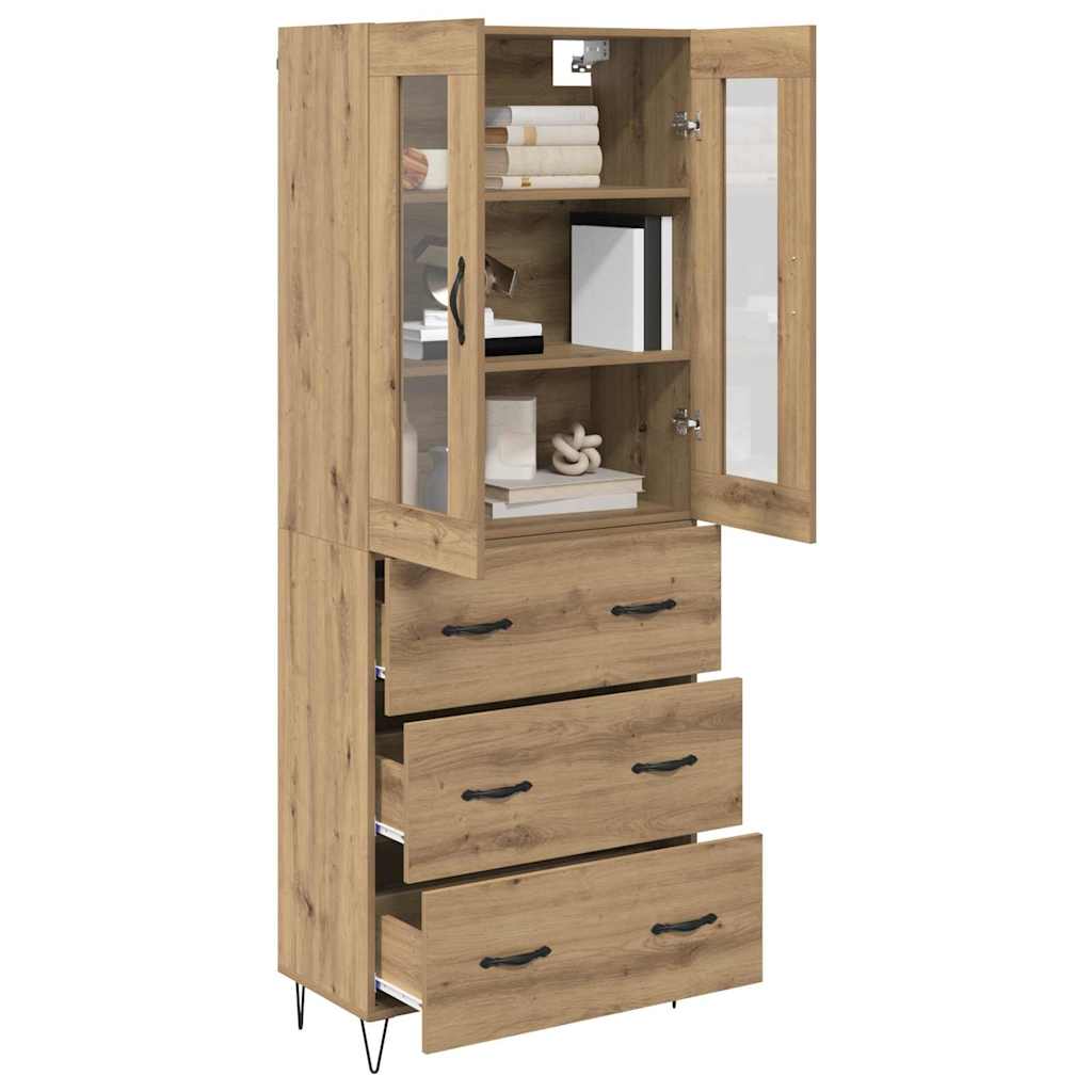 Highboard Artisan Oak 69.5 x 34 x 90 cm Engineered Wood