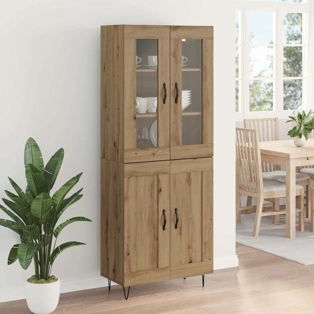 Highboard Artisan Oak 69.5 x 34 x 90 cm Engineered Wood