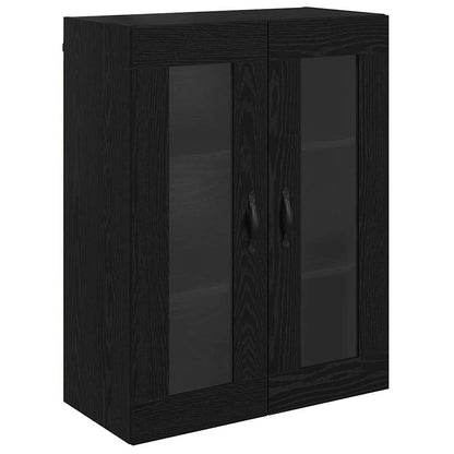 Highboard Black Oak 69.5 x 34 x 90 cm Engineered Wood