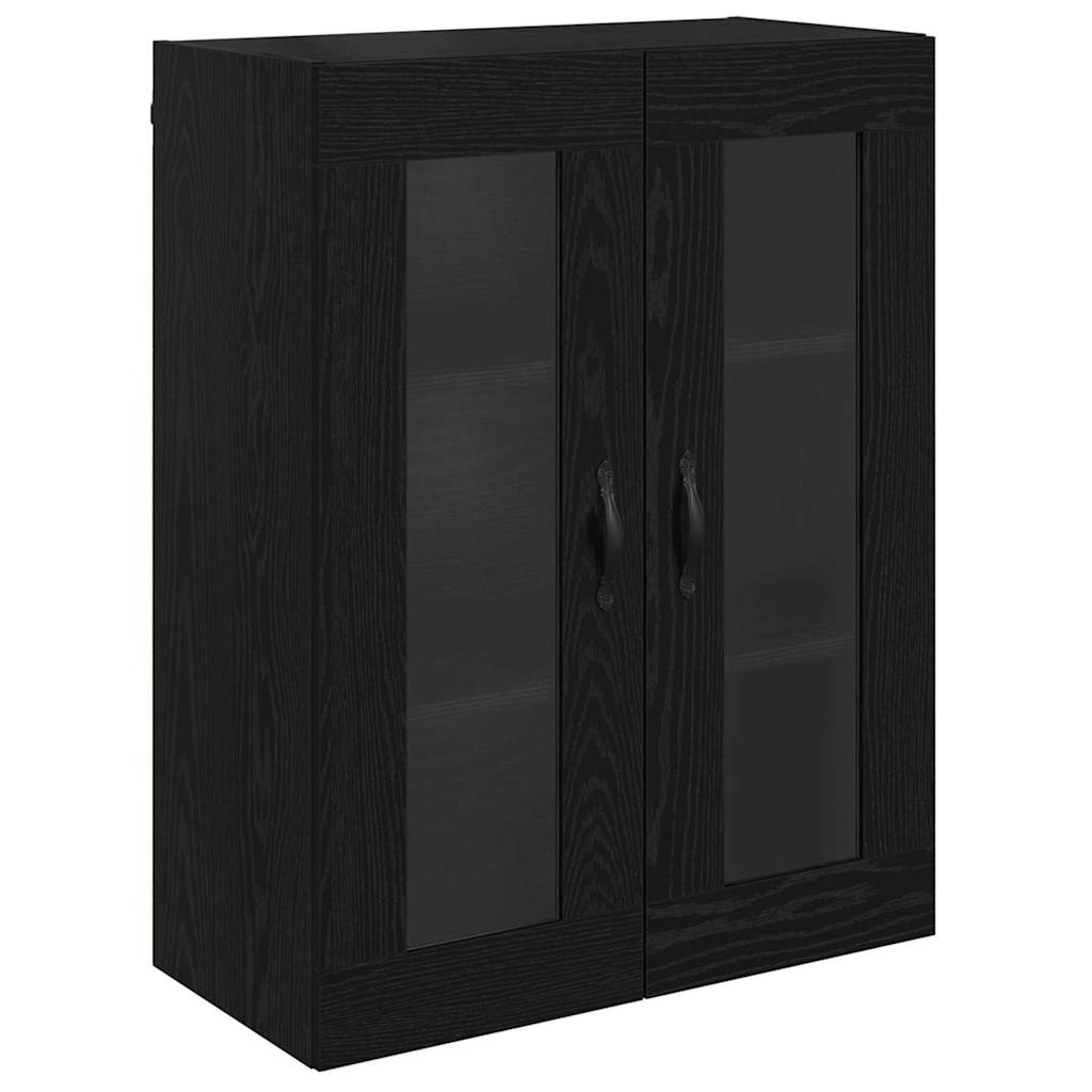 Highboard Black Oak 69.5 x 34 x 90 cm Engineered Wood