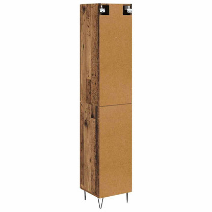 Highboard Old Wood 34.5 x 34 x 90 cm Engineered Wood