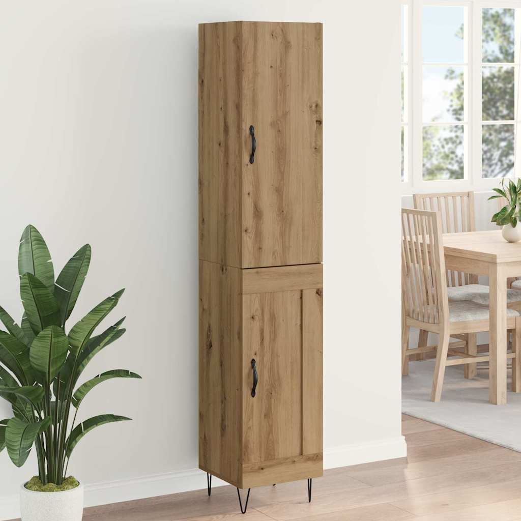 Highboard Artisan Oak 34.5 x 34 x 90 cm Engineered Wood