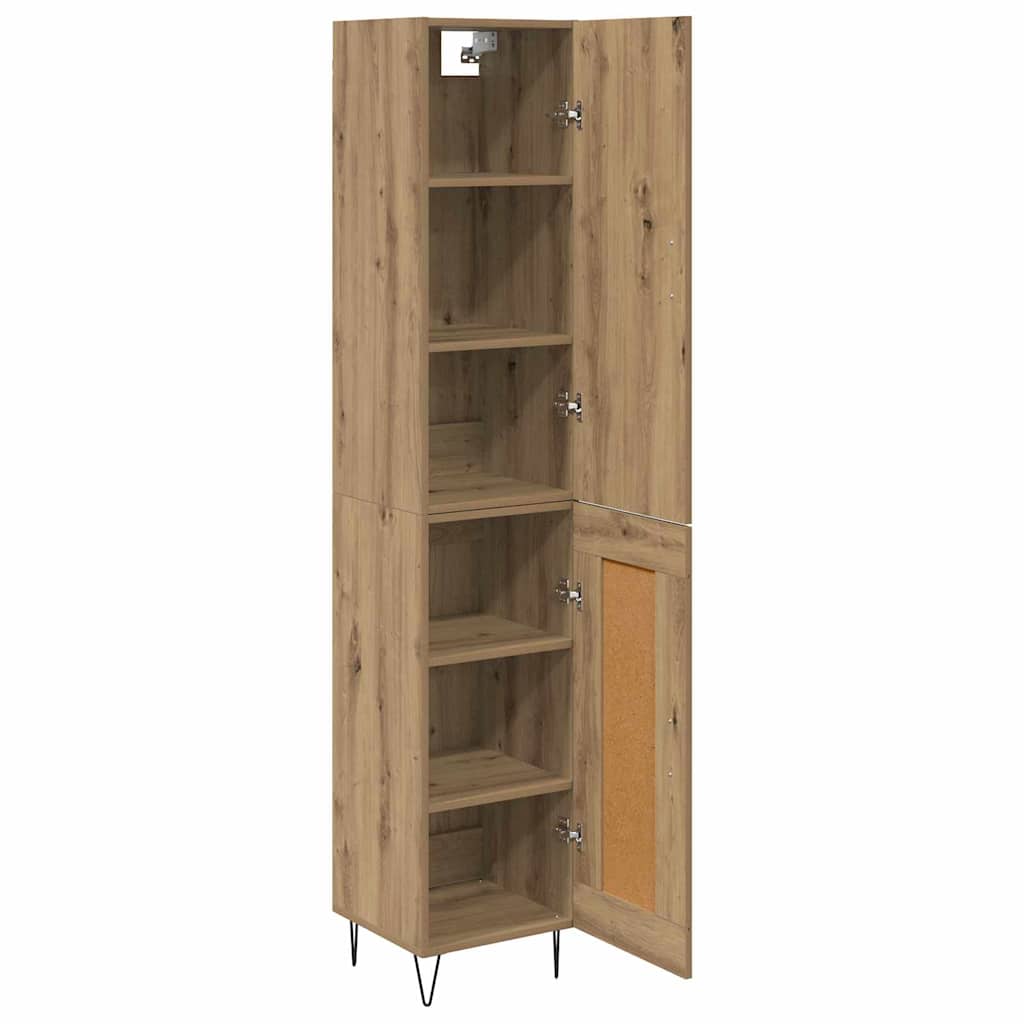 Highboard Artisan Oak 34.5 x 34 x 90 cm Engineered Wood