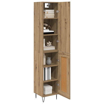 Highboard Artisan Oak 34.5 x 34 x 90 cm Engineered Wood