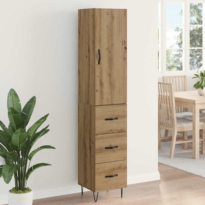 Highboard Artisan Oak 34.5 x 34 x 90 cm Engineered Wood
