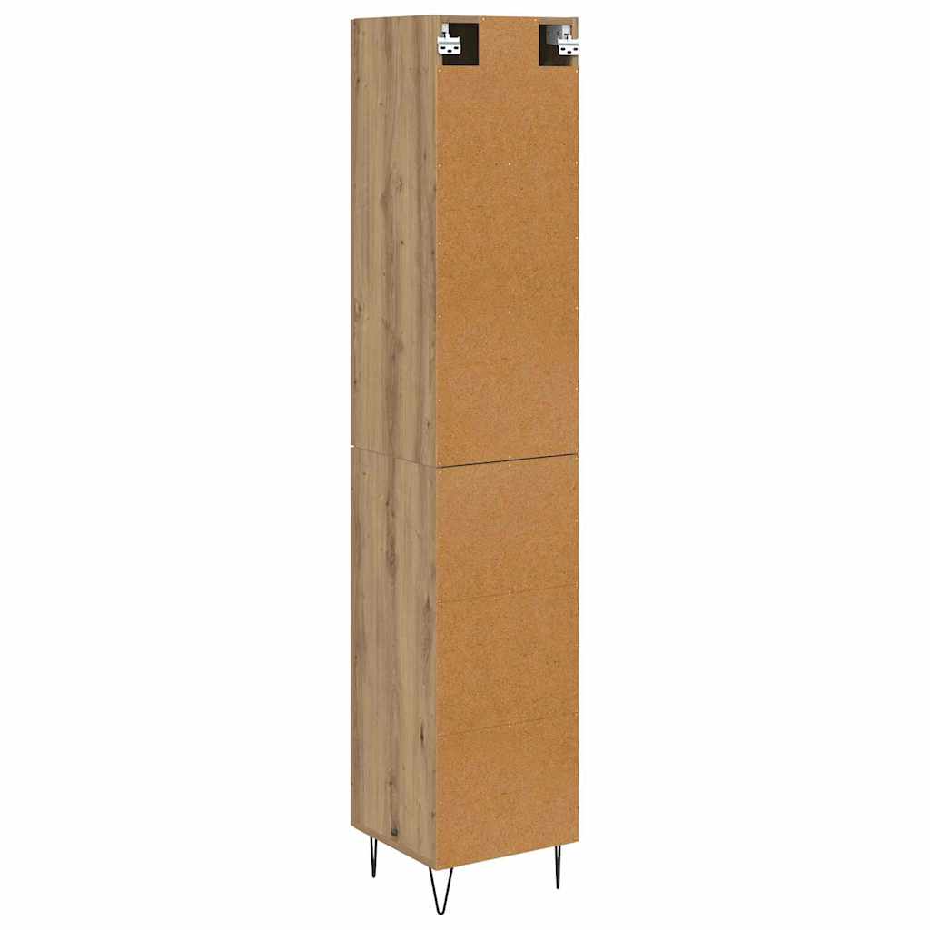 Highboard Artisan Oak 34.5 x 34 x 90 cm Engineered Wood