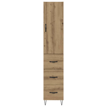 Highboard Artisan Oak 34.5 x 34 x 90 cm Engineered Wood