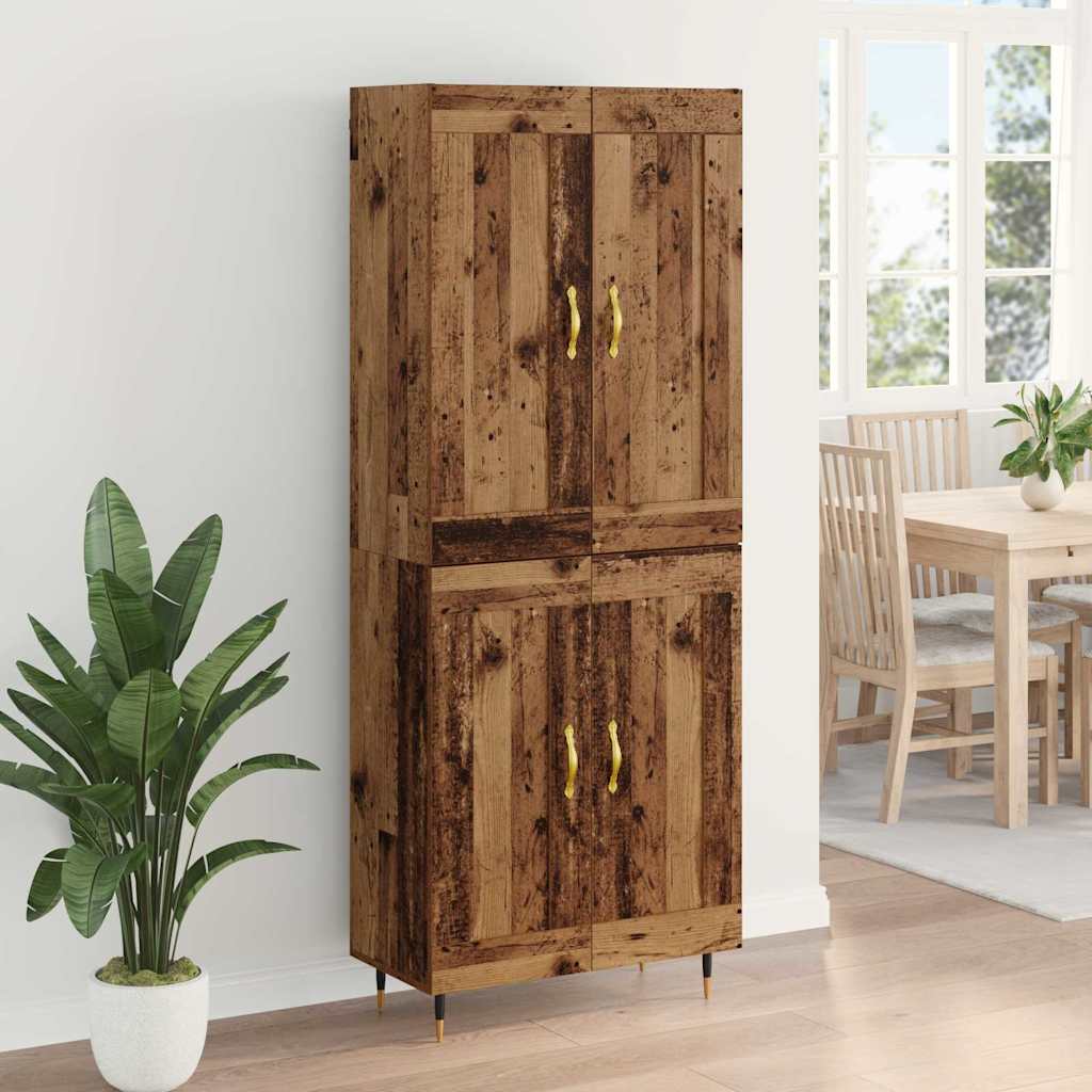 Highboard Old Wood 69.5 x 34 x 90 cm Engineered Wood