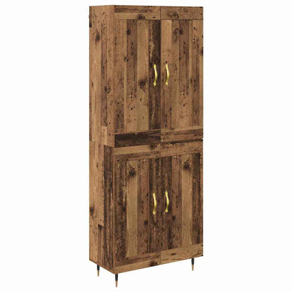 Highboard Old Wood 69.5 x 34 x 90 cm Engineered Wood