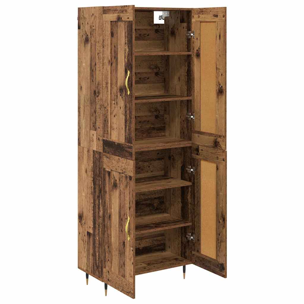 Highboard Old Wood 69.5 x 34 x 90 cm Engineered Wood