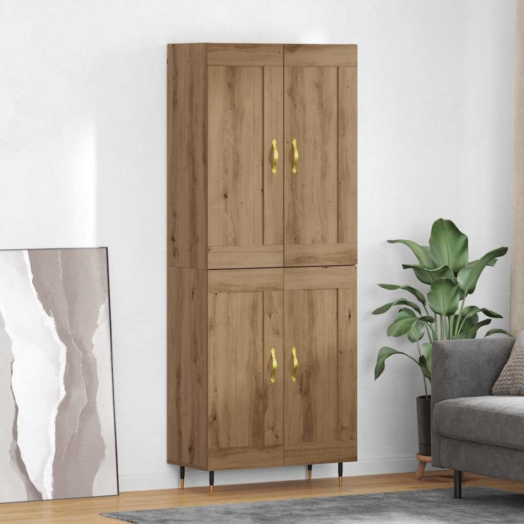 Highboard Artisan Oak 69.5 x 34 x 90 cm Engineered Wood