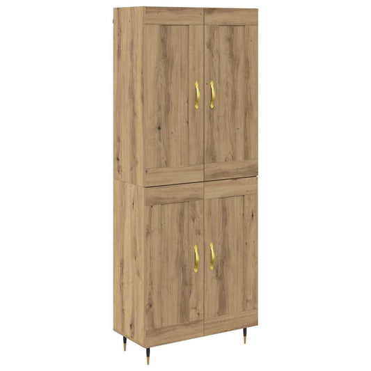 Highboard Artisan Oak 69.5 x 34 x 90 cm Engineered Wood