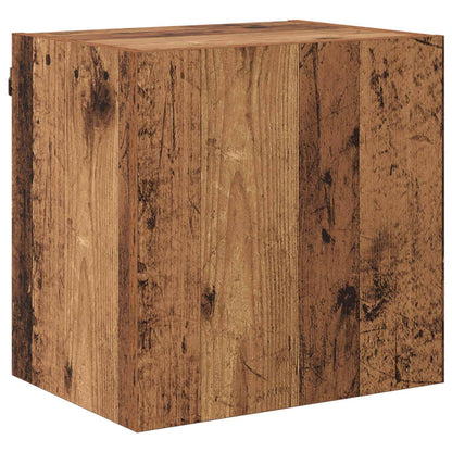 TV Wall Unit Wall-mounted 5 pcs Old Wood Engineered Wood