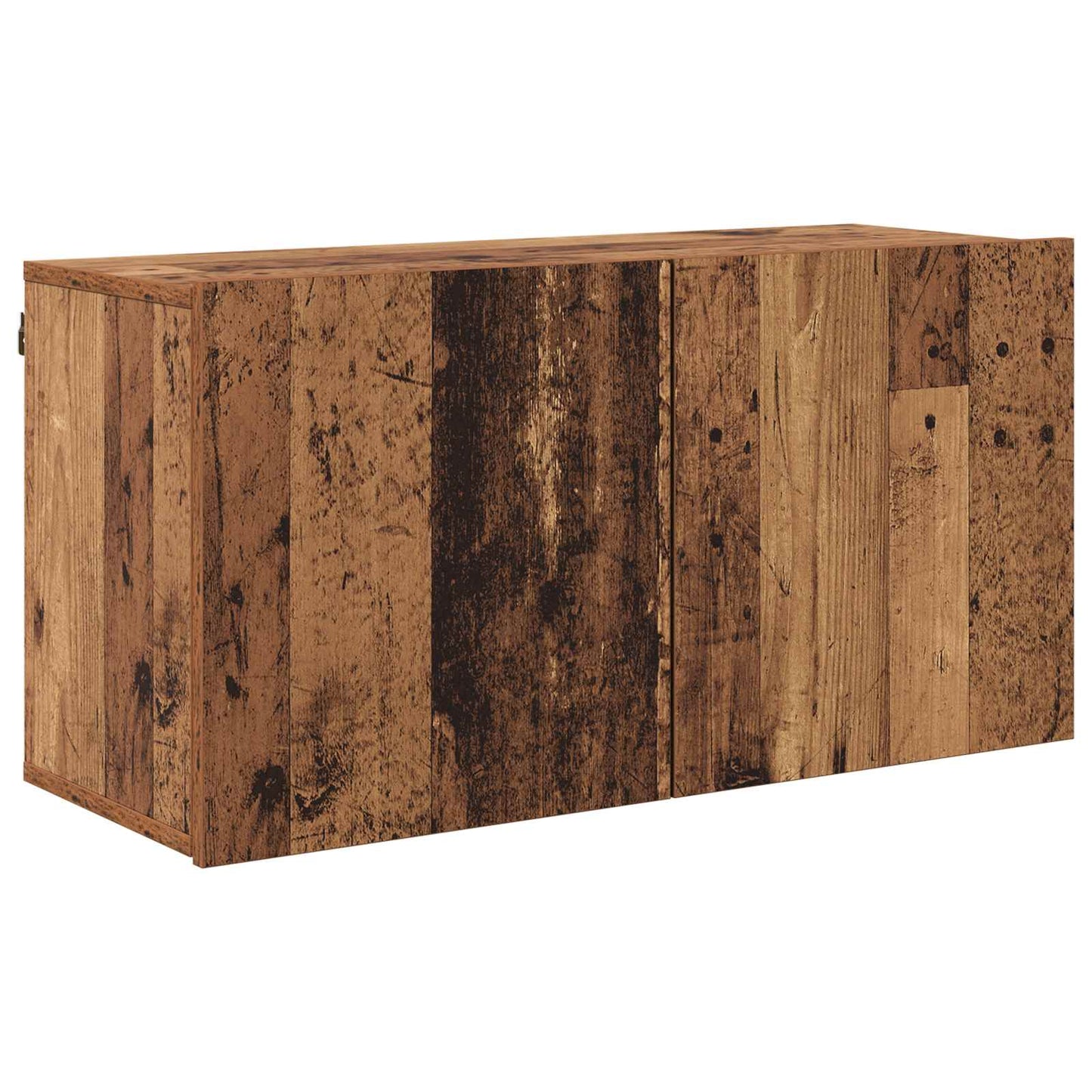 TV Wall Unit Wall-mounted 5 pcs Old Wood Engineered Wood