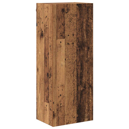 TV Wall Unit Wall-mounted 5 pcs Old Wood Engineered Wood