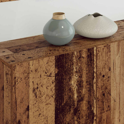 TV Wall Unit Wall-mounted 5 pcs Old Wood Engineered Wood