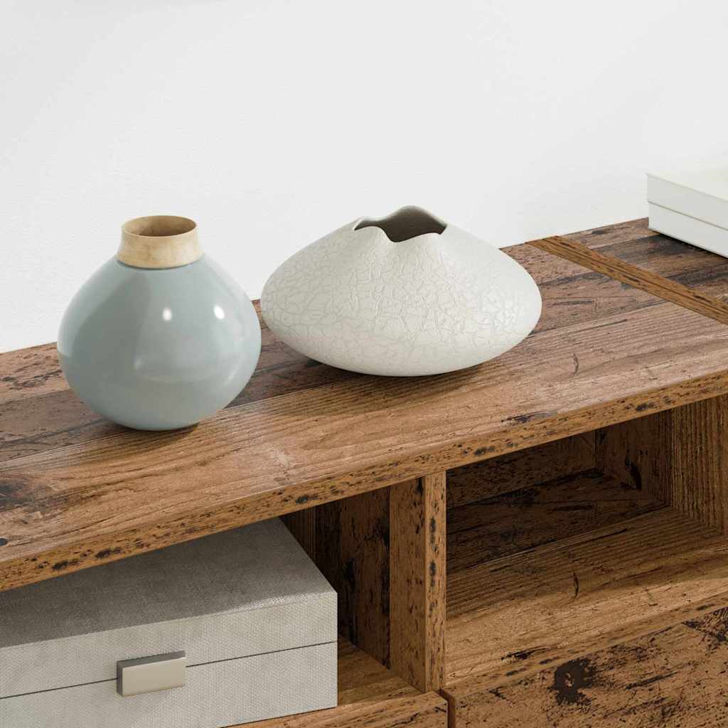 TV Wall Units 4 pcs Old Wood Engineered Wood