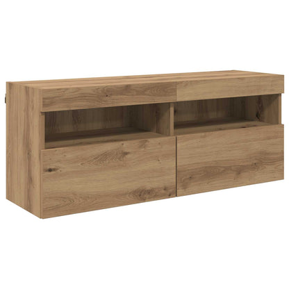 TV Wall Cabinet Set 7 pcs Artisan Oak Engineered Wood