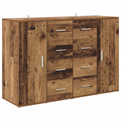 Sideboards with Drawer Corona 2 pcs Old Wood 59 x 39 x 80 cm