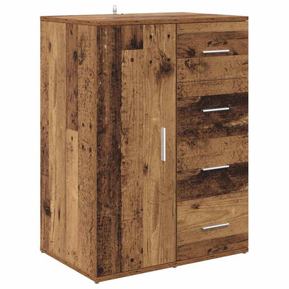 Sideboards with Drawer Corona 2 pcs Old Wood 59 x 39 x 80 cm