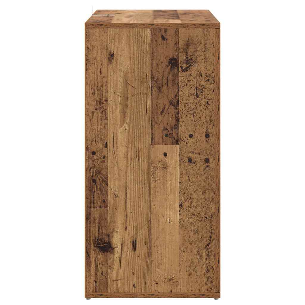 Sideboards with Drawer Corona 2 pcs Old Wood 59 x 39 x 80 cm