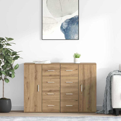 Sideboards with Drawer Corona 2 pcs Artisan Oak 59 x 39 x 80 cm