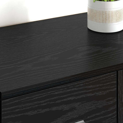 Sideboards with Drawer Corona 2 pcs Black Oak 59 x 39 x 80 cm