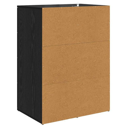 Sideboards with Drawer Corona 2 pcs Black Oak 59 x 39 x 80 cm