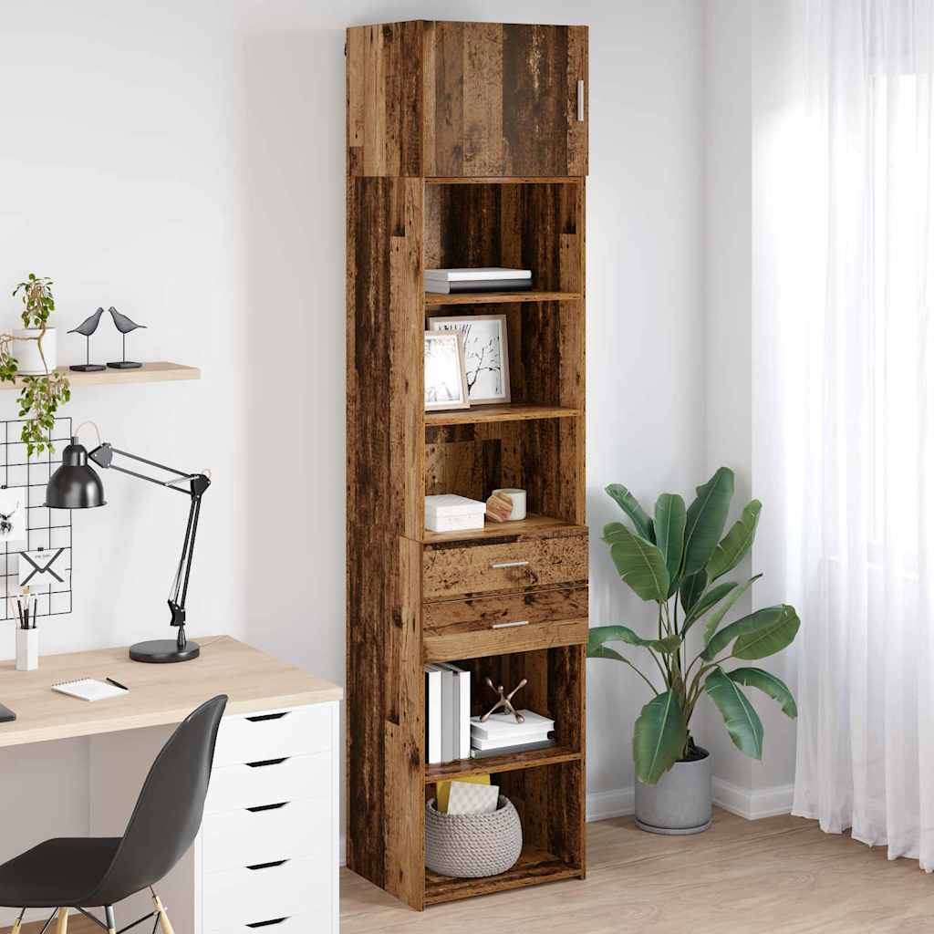 Highboard Old Wood 50 x 42.5 x 225 cm Engineered Wood