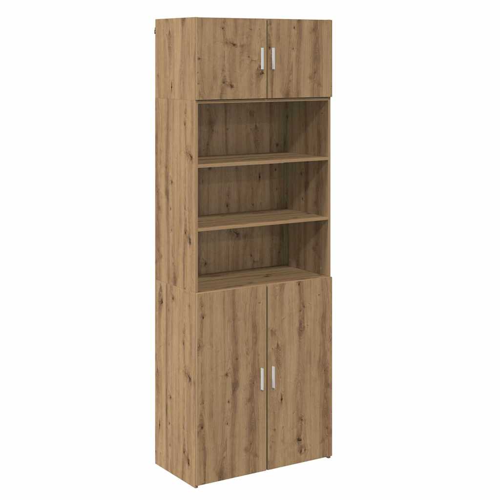Storage Cabinet Artisan Oak 80 x 42.5 x 225 cm Engineered Wood