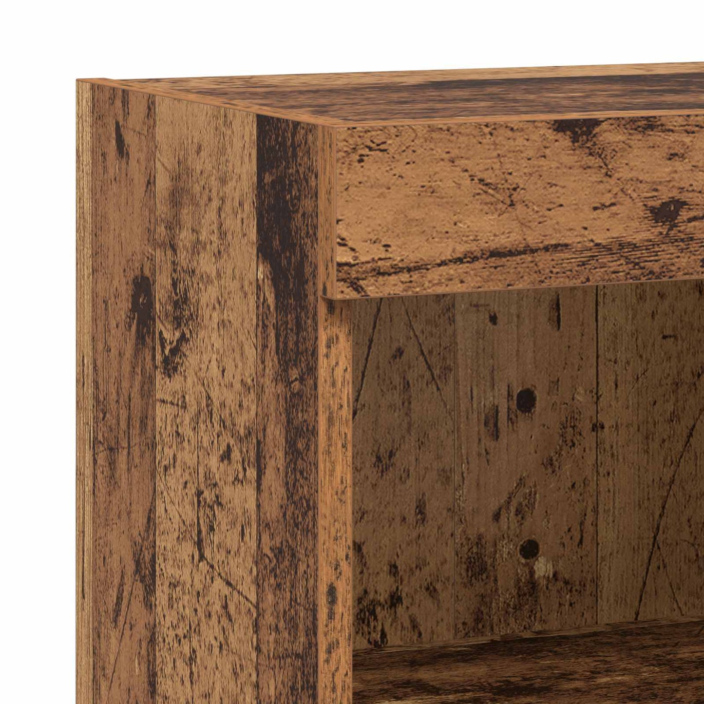 TV Wall Cabinets Wall-mounted 4 pcs Old Wood Engineered Wood