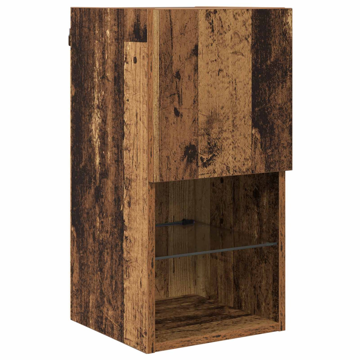 TV Wall Cabinets Wall-mounted 4 pcs Old Wood Engineered Wood
