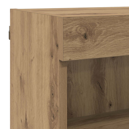 TV Wall Unit Wall-mounted 6 pcs Artisan Oak Engineered Wood