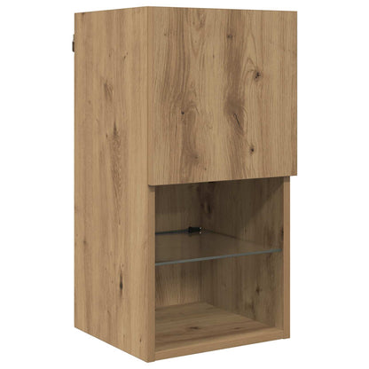 TV Wall Unit Wall-mounted 6 pcs Artisan Oak Engineered Wood