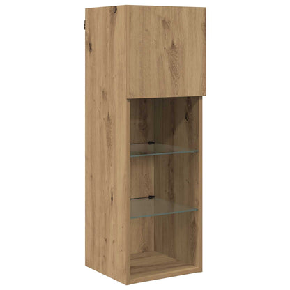 TV Wall Unit Wall-mounted 6 pcs Artisan Oak Engineered Wood