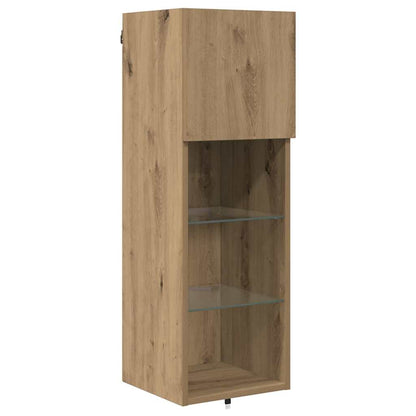 TV Wall Units Wall-mounted 4 pcs Artisan Oak Engineered Wood