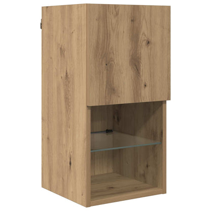 TV Wall Units with LED 6 pcs Artisan Oak Engineered Wood
