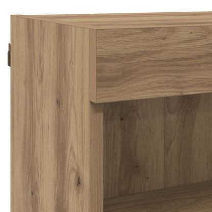 TV Wall Units with LED 5 pcs Artisan Oak Engineered Wood
