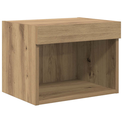 TV Wall Units with LED 5 pcs Artisan Oak Engineered Wood