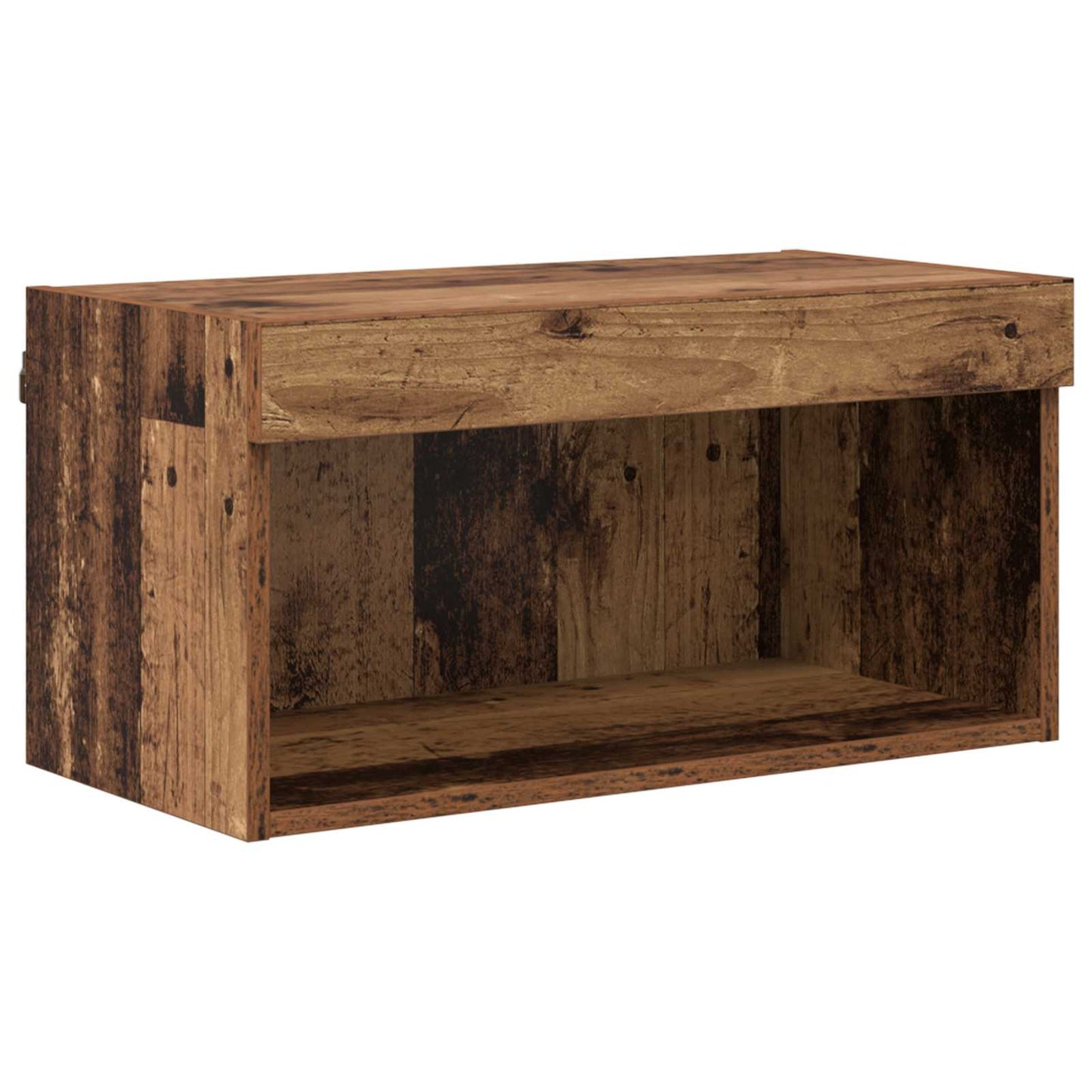 TV Wall Units with LED with LED 5 pcs Old Wood 80 x 30 x 40 cm