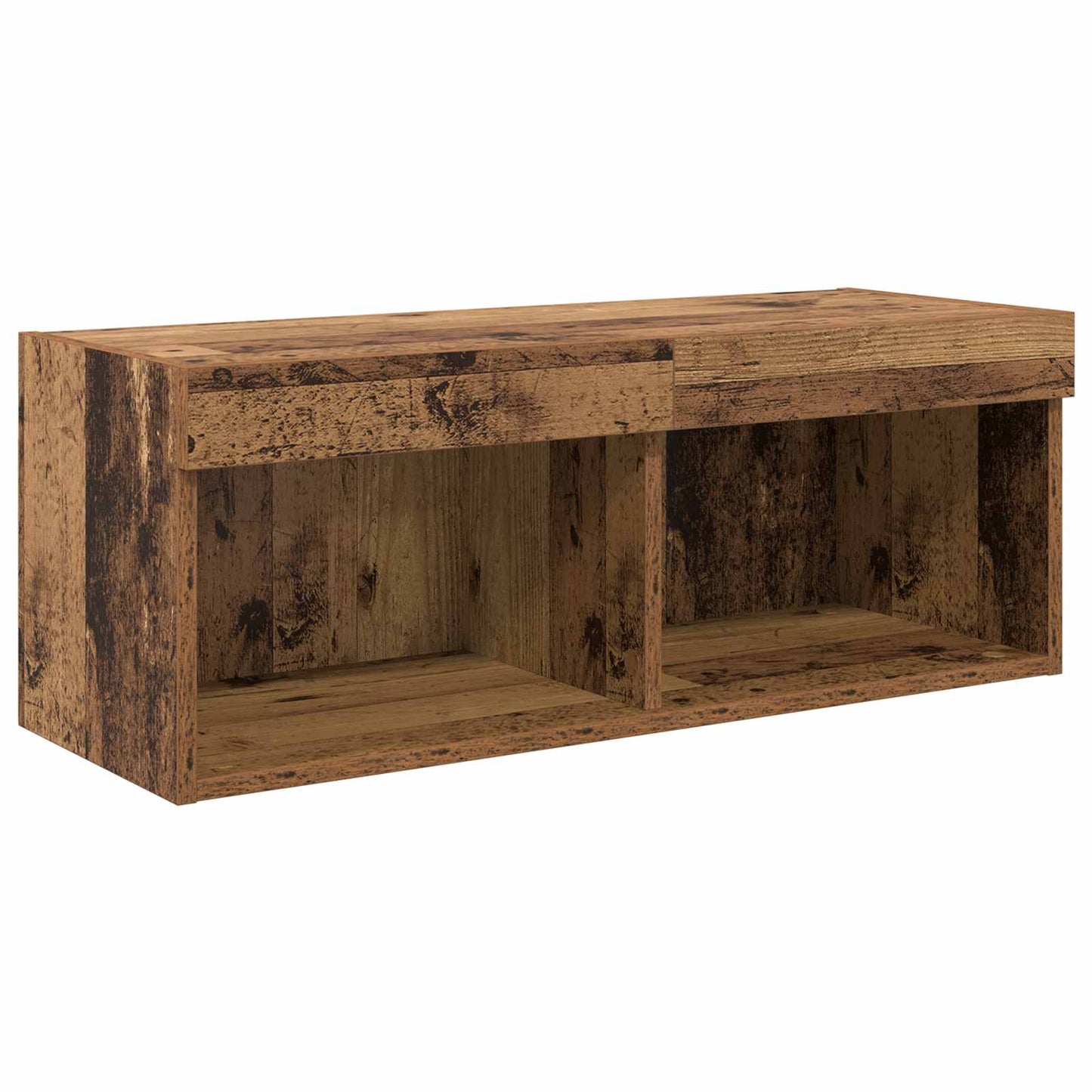 TV Wall Units Wall-mounted 6 pcs Old Wood Engineered Wood