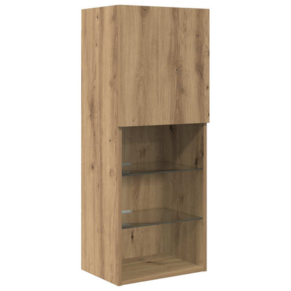 TV Wall Units Wall-mounted 6 pcs Artisan Oak Engineered Wood